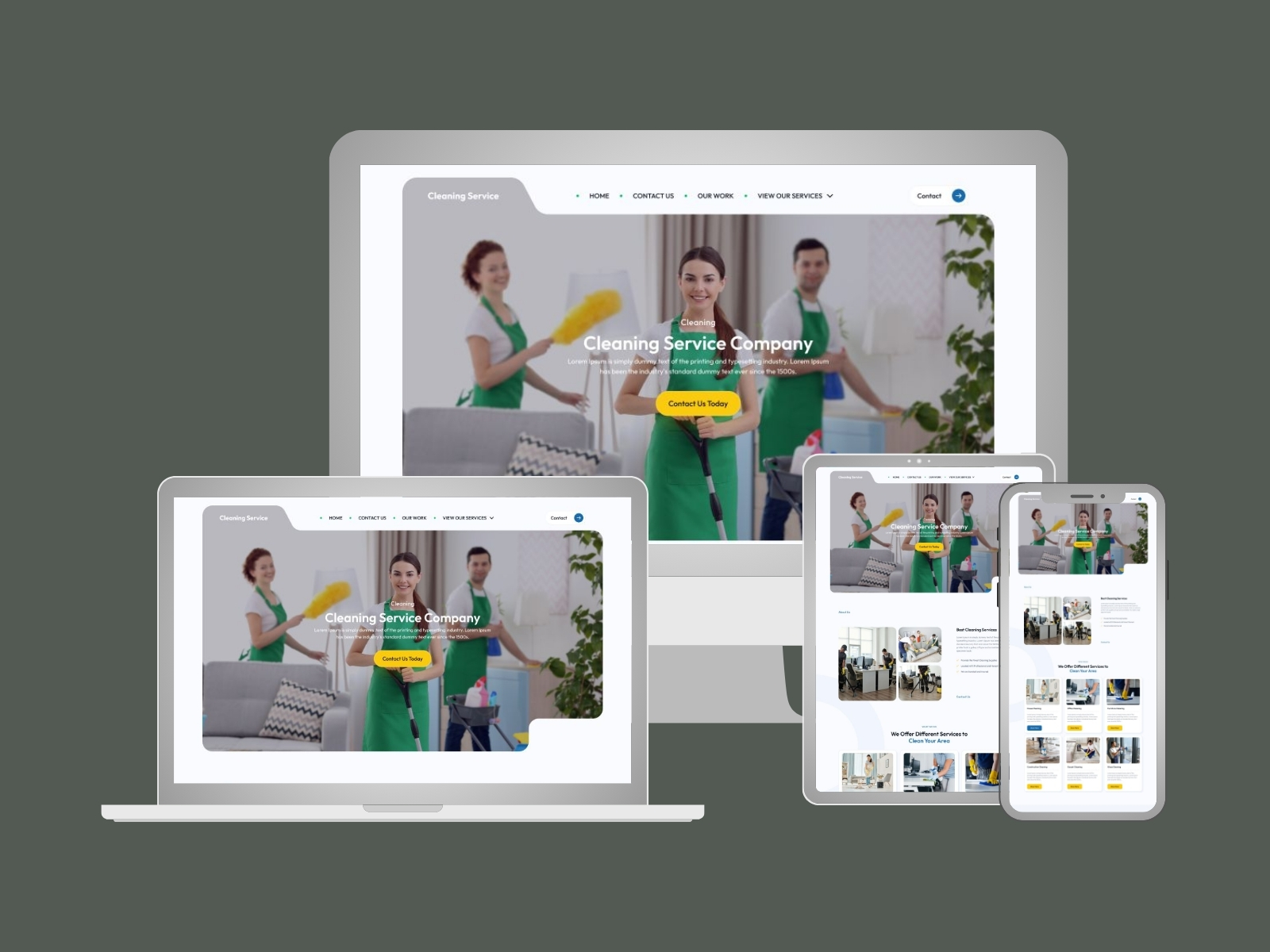 Website for Cleaning Services