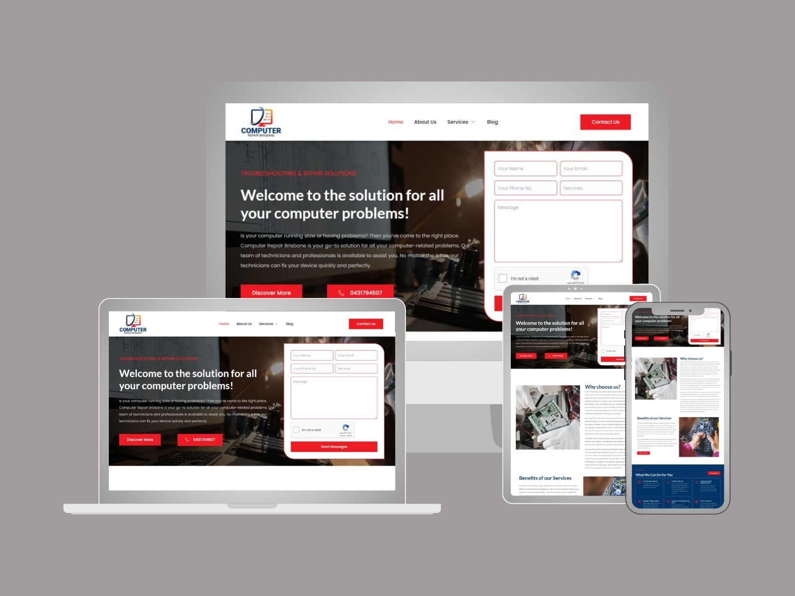 Website for Computer Repair